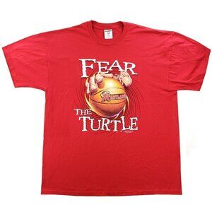 Maryland Terrapins Vintage T-Shirt Basketball Fear the Turtle Y2K 2002 2XL